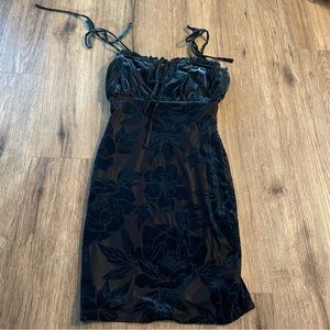 Velvet Floral Froever 21 Dress